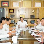A meeting to implement the project's activities at Mien Tay bus station